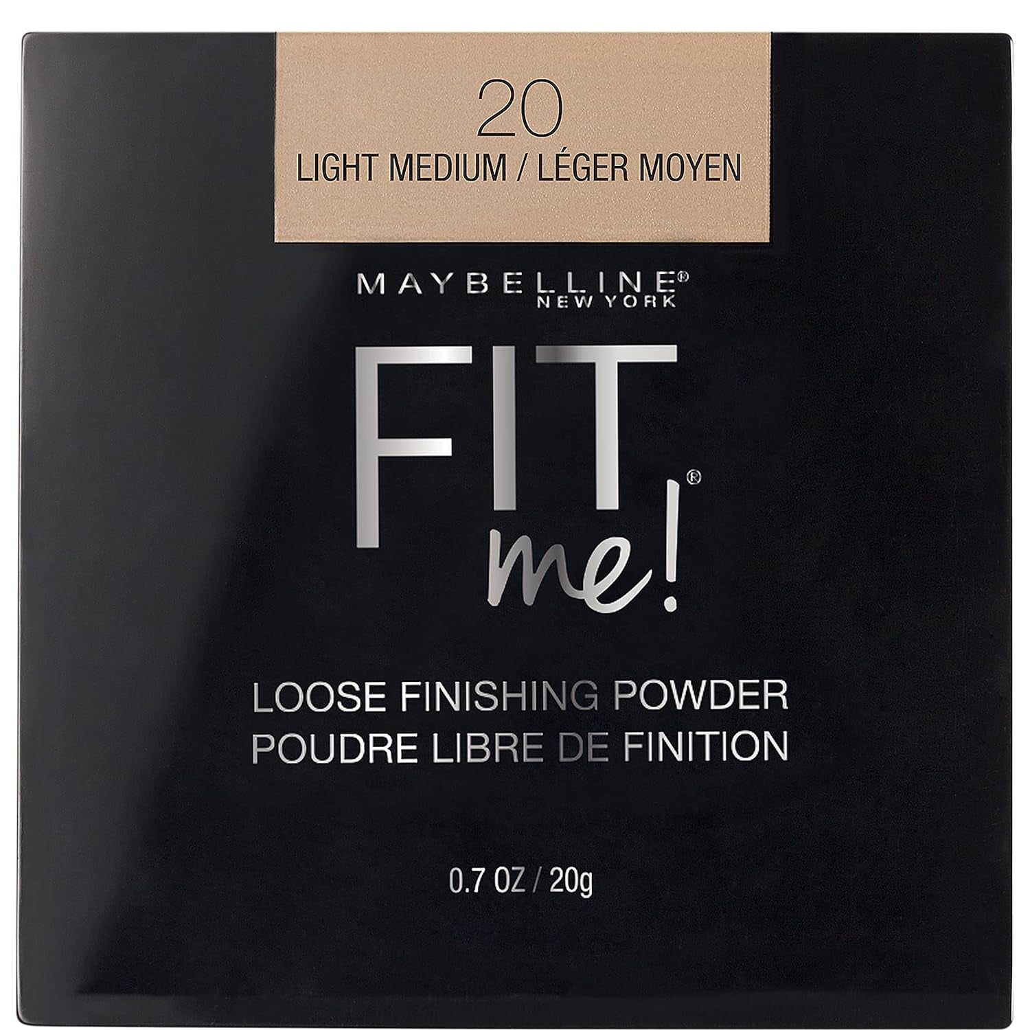 Fit Me Loose Setting Powder, Face Powder Makeup & Finishing Powder, Light Medium, 1 Count