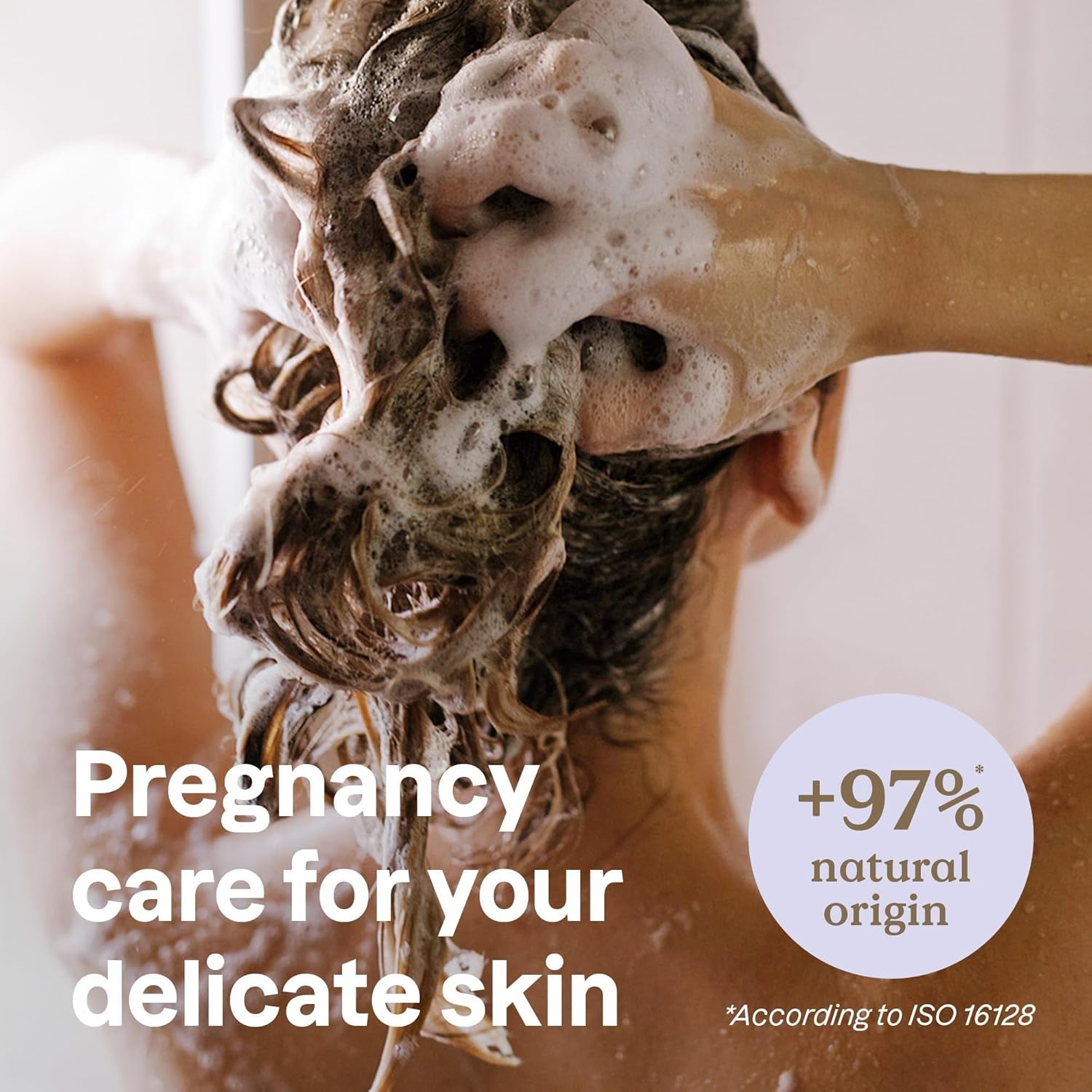 Pregnancy Shampoo, EWG Verified, Dermatologically Tested, Plant and Mineral-Based, Vegan Maternity Products, Argan Leaf Extract, 16 Fl Oz