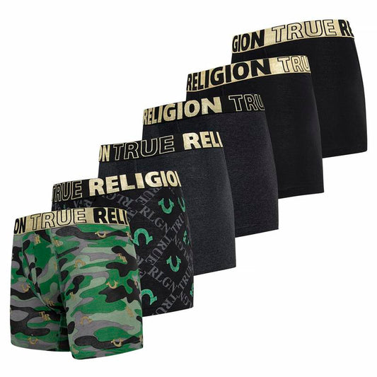 True Religion Mens Boxer Briefs Cotton Stretch Underwear for Men Pack of 6